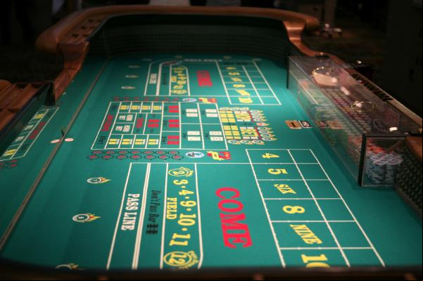 a basic craps table